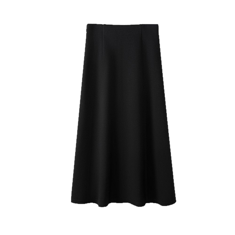 Elegant cashmere demi-season skirt