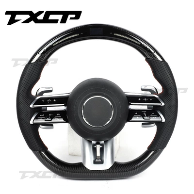 Fiber Dragonfly Steering Wheel, Steering wheel - led-carbon-fiber-model