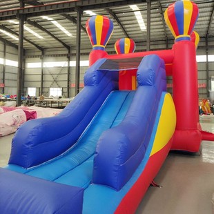 Foreign Trade New Children's Naughty Castle Small Household Inflatable Castle Movable Slide Combination Inflatable Trampoline Factory