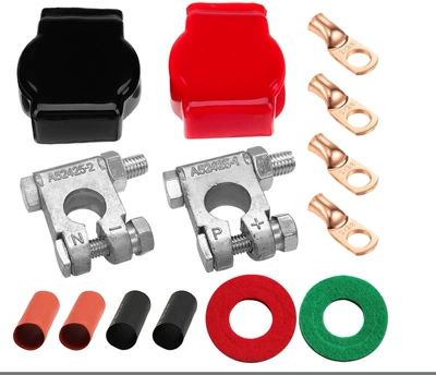 Alloy Clamp, Power supply, ignition system accessories - a-pair-of-sheathed-and-padded-straps-with-us-regulations
