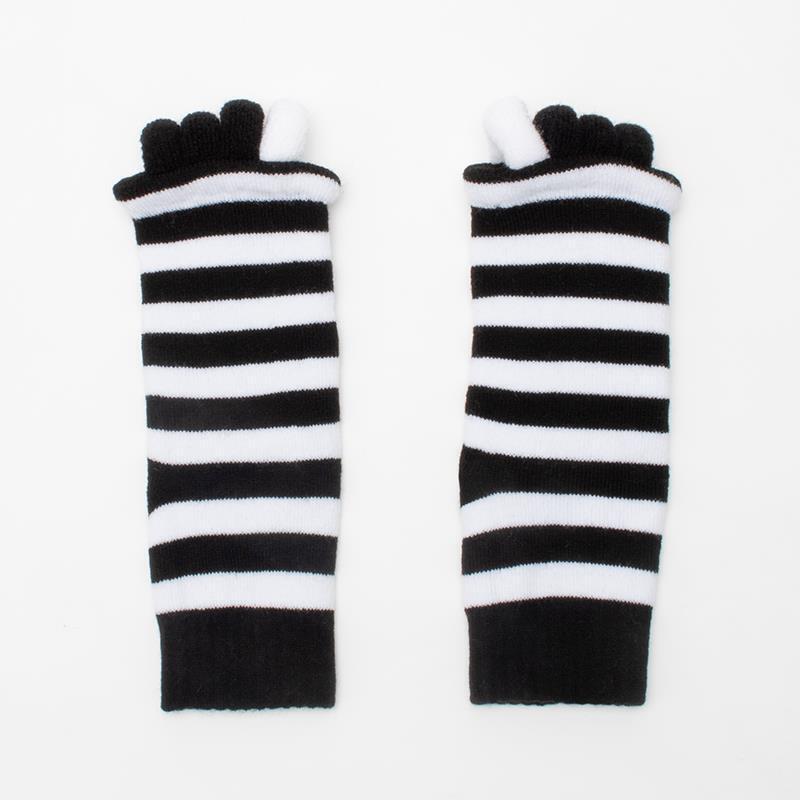 Organic Cotton Gots Striped Five-Toe Socks, Neoprene Split-Toe Socks, Open-Toe Socks, Correct Thumb Valgus, Customizable Toe Separators Organic Cotton Gots Striped Five-Toe Socks, Neoprene Split-Toe Socks, Open-Toe Socks, Correct Thumb Valgus, Customizable Toe Separators