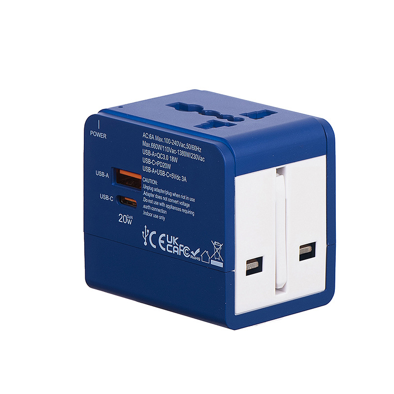 跨境专供快充转换插头欧规英规美规插头转换器多功能旅行插座