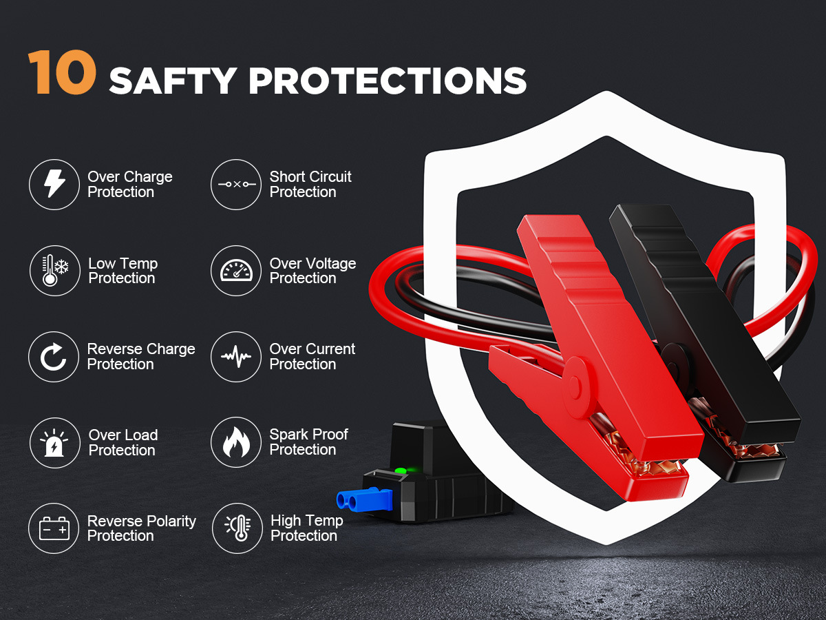 Amazon Car Emergency Jump Starter and Air Compressor All-in-One Device for Vehicle Emergency Multi-Function Power Bank and Air Pump