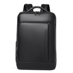 男士双肩包高级感商务出行上班电脑包大容量多功能立体手提背包