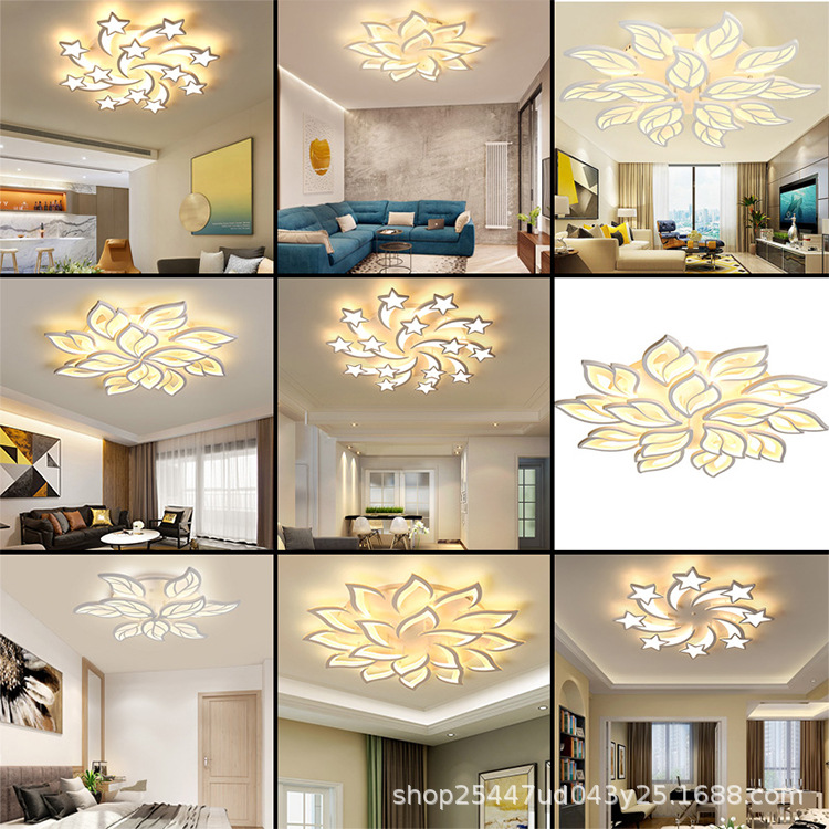 2023 nórdico nueva sala de estar lámpara creativa hogar moderno ambiente comedor dormitorio 110vled lámpara de techo generación