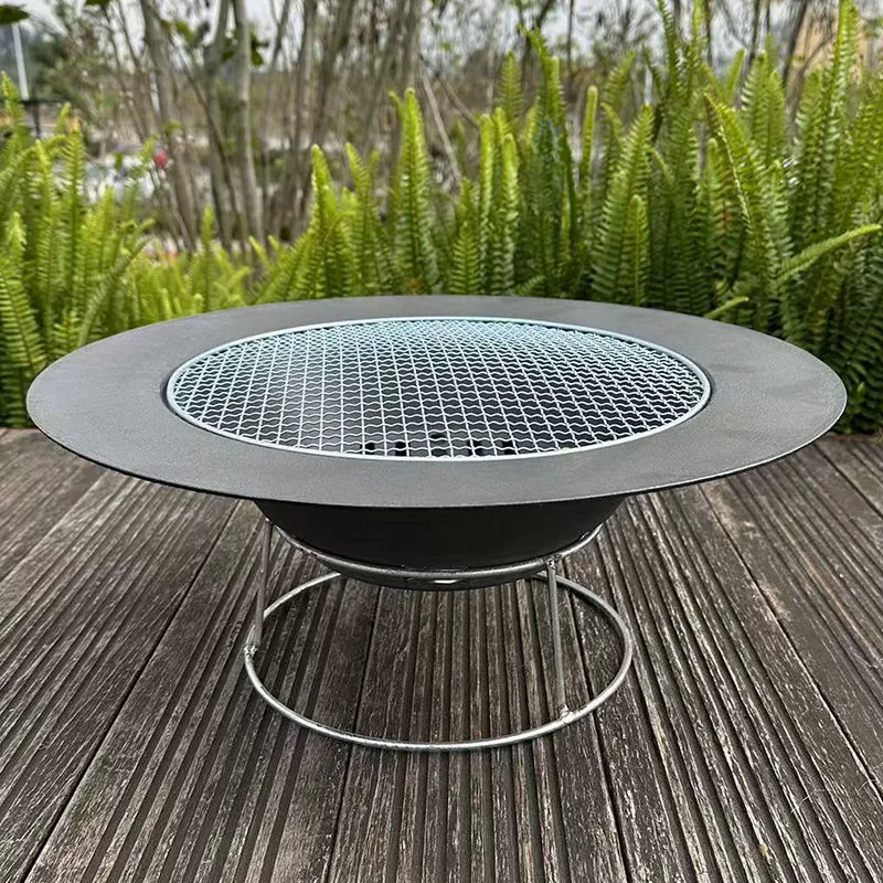 Новый утолщенный прочный чугун многопользовательский гриль портативный без установки гриль для барбекю открытый гриль для многопользовательского использования