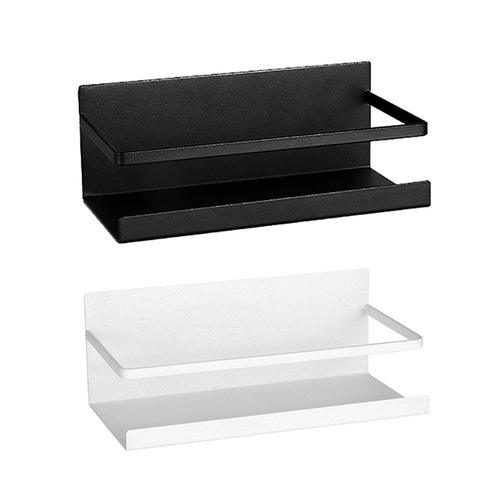 Refrigerator storage side rack Kitchen supplies magnetic refrigerator storage rack without punching side microwave oven rack
