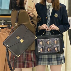 Manjing Youpin オリジナル痛みバッグ JK 制服バッグクロスボディカレッジスクールサプライセンスバッグデイリー女性 PU [Fontaine Bailu]