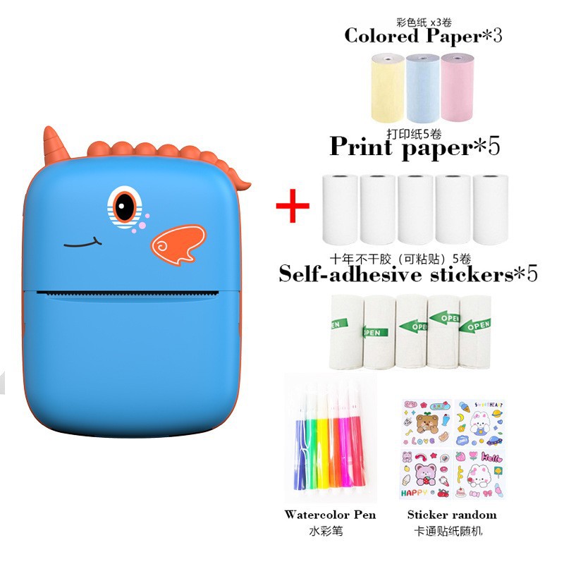 Mini impresora portátil C9, impresión térmica, fotos y apuntes, ideal para estudiantes, fábrica transfronteriza