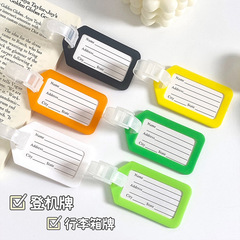 Luggage tag plastic checked luggage tag card holder boarding travel tag factory direct sale