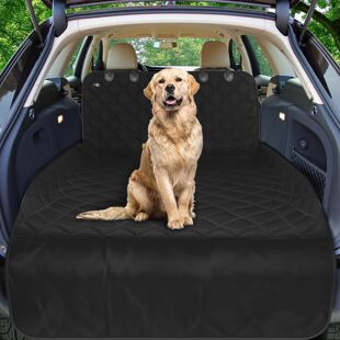 Guangzhou car pet mat manufacturer 600D Oxford cloth waterproof SUV trunk pet car mat