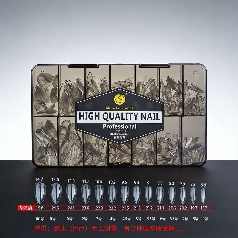 Nail Art Single-Piece Nail Tips, Wearable Nail Art Replacement Tips, Full Cover, Half Cover, Semi-Frosted, No Filing Required, Ultra-Thin, Long Tapered, Water Drop Shape Nail Art Single-Piece Nail Tips, Wearable Nail Art Replacement Tips, Full Cover, Half Cover, Semi-Frosted, No Filing Required, Ultra-Thin, Long Tapered, Water Drop Shape