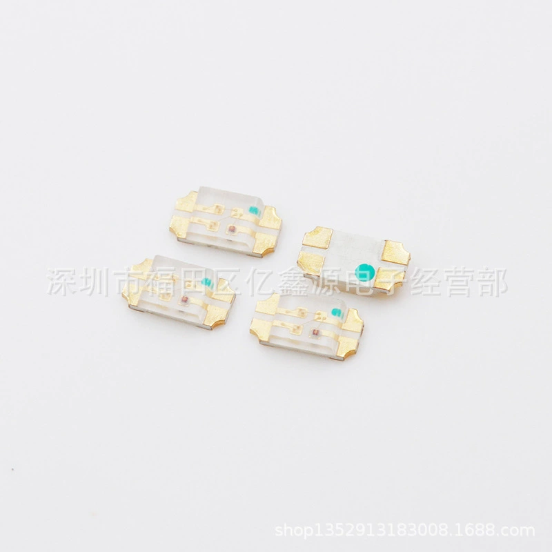 Светодиодные кристаллы 1206 красный, желтый, зеленый двухцветные; 1206RGB; 1206 передний одиночный двухцветный золотая плата, золотая нить