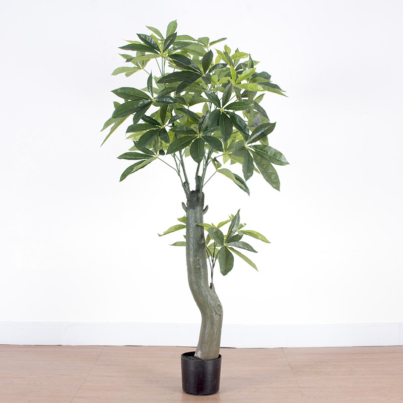 Nueva caliente-venta simulación fortuna árbol trenza fortuna árbol olla interior falso olla decoración fortuna árbol al por mayor