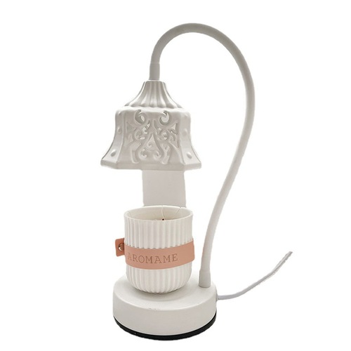 Bedside lamp for bedroom, fireless aromatherapy lamp, atmosphere melting wax lamp, candle table lamp, melting candle lamp, dimming timer, night light, table lamp