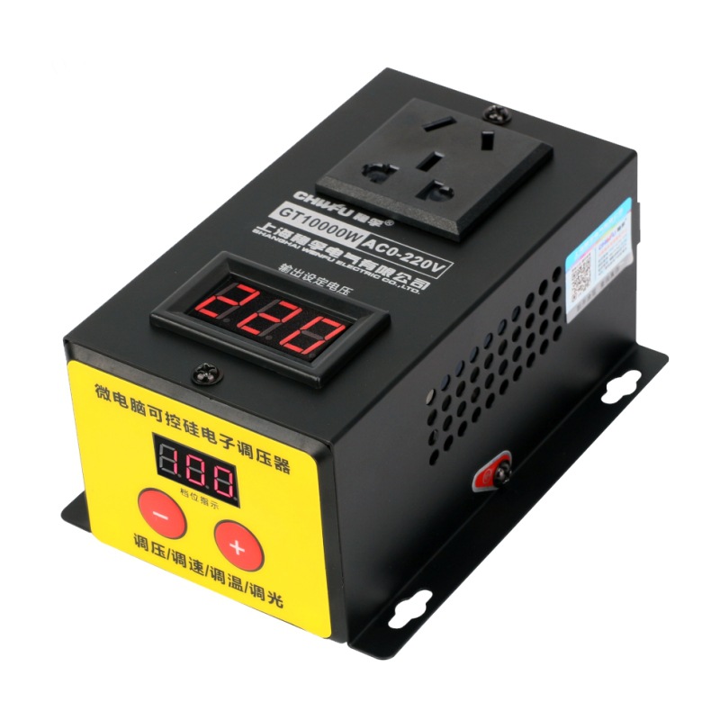 10000W 고전력 SCR 전자 전압 조정기 모터 팬 전기 드릴 가변 속도 주지사 온도 조절기 220V