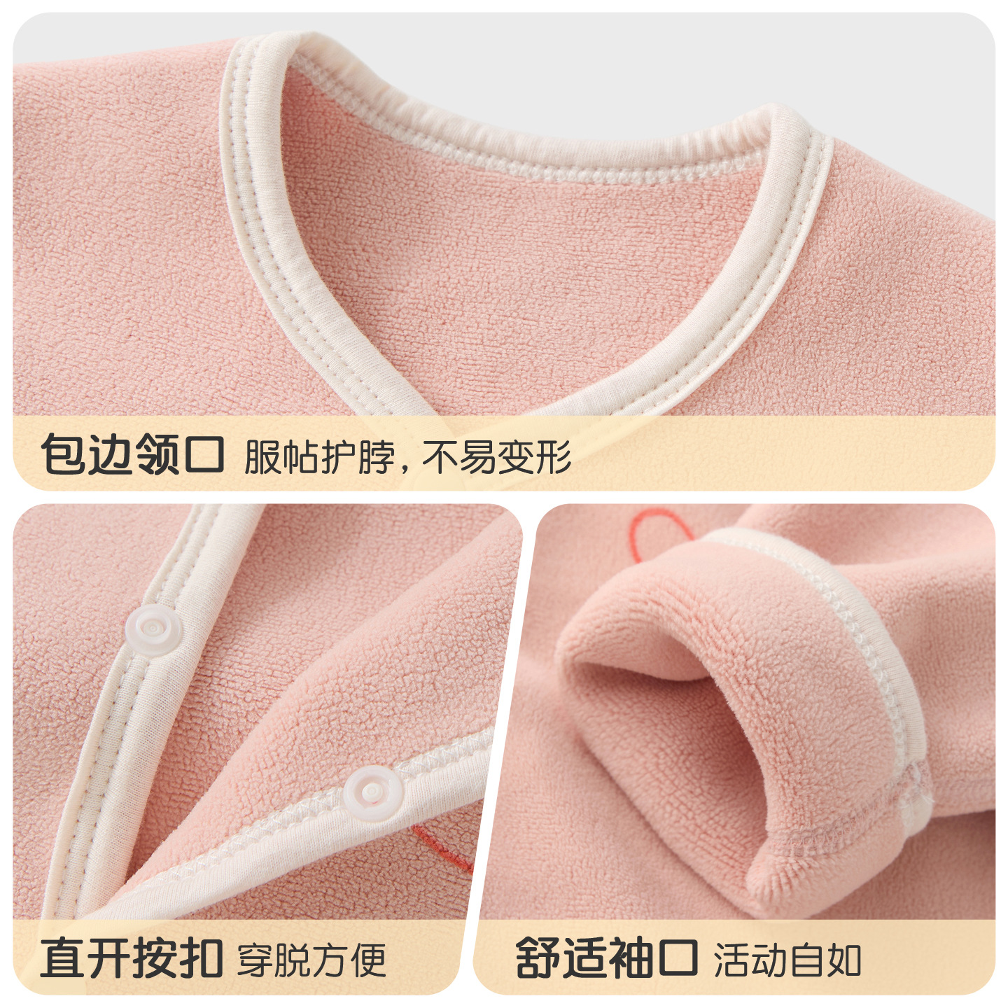 Primavera, otoño, invierno, chaqueta de terciopelo para niños, niñas y niños de un año, ropa de caviar, ropa de otoño para bebés image 5