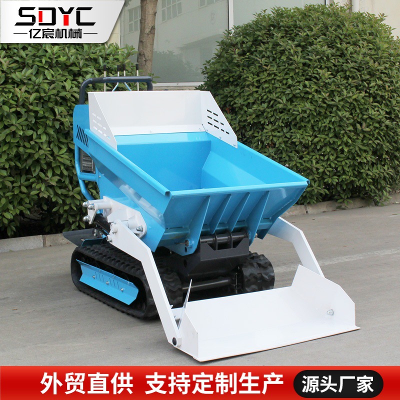 跨境农用小型自上料翻斗车建筑施工自卸车农用自上料翻斗车