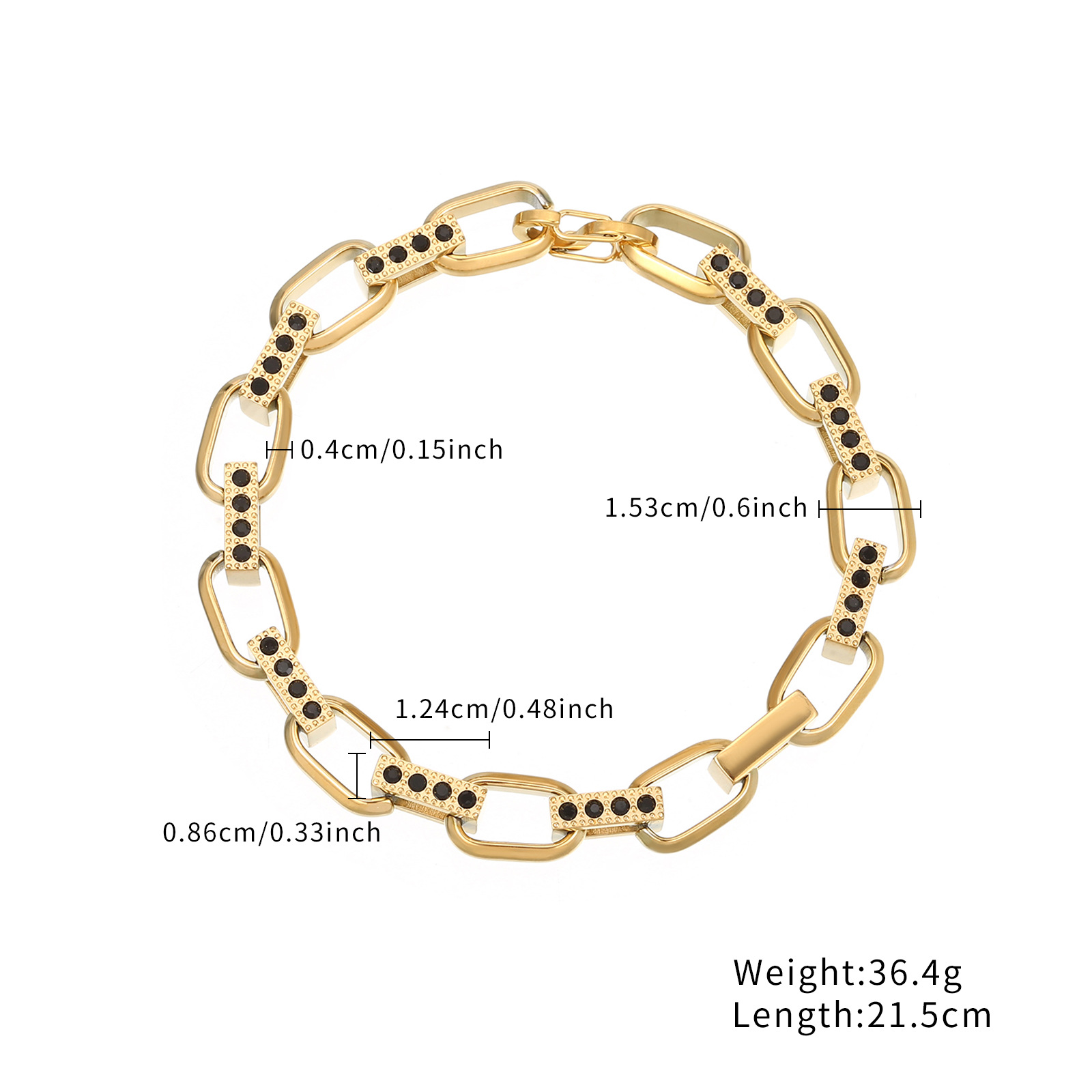 Geometric Classic Style 304 Stainless Steel Bracelets Wholesale display picture 1