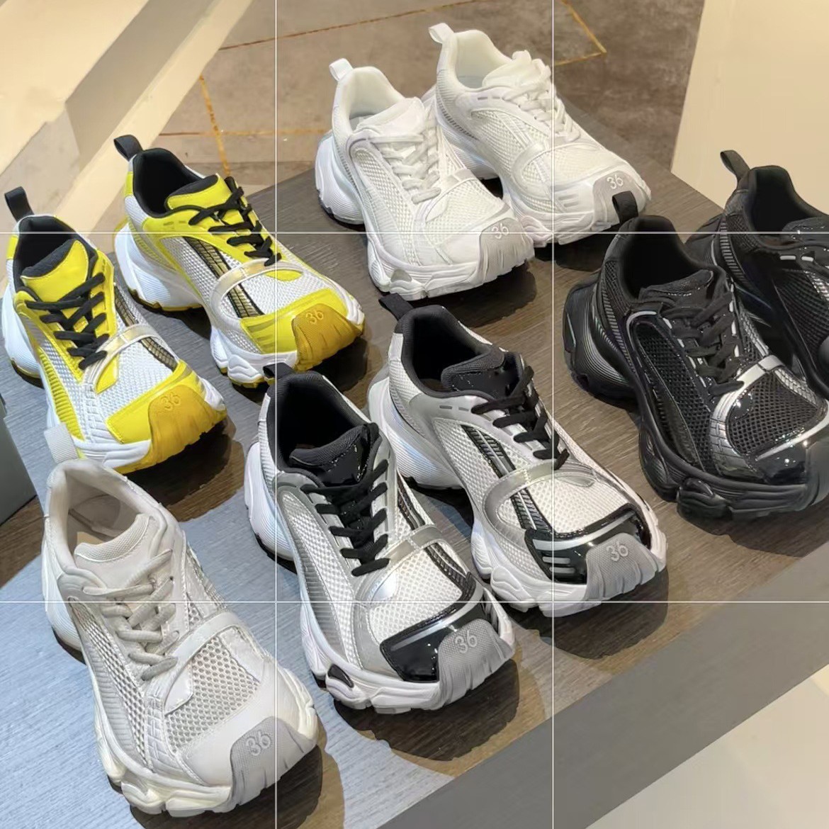 Edición de cuero de vaca ~ 2025 primavera Zhongann mostró pies pequeños zapatos de padre para mujeres con suela gruesa aumentada zapatos deportivos de cuero casuales para mujeres