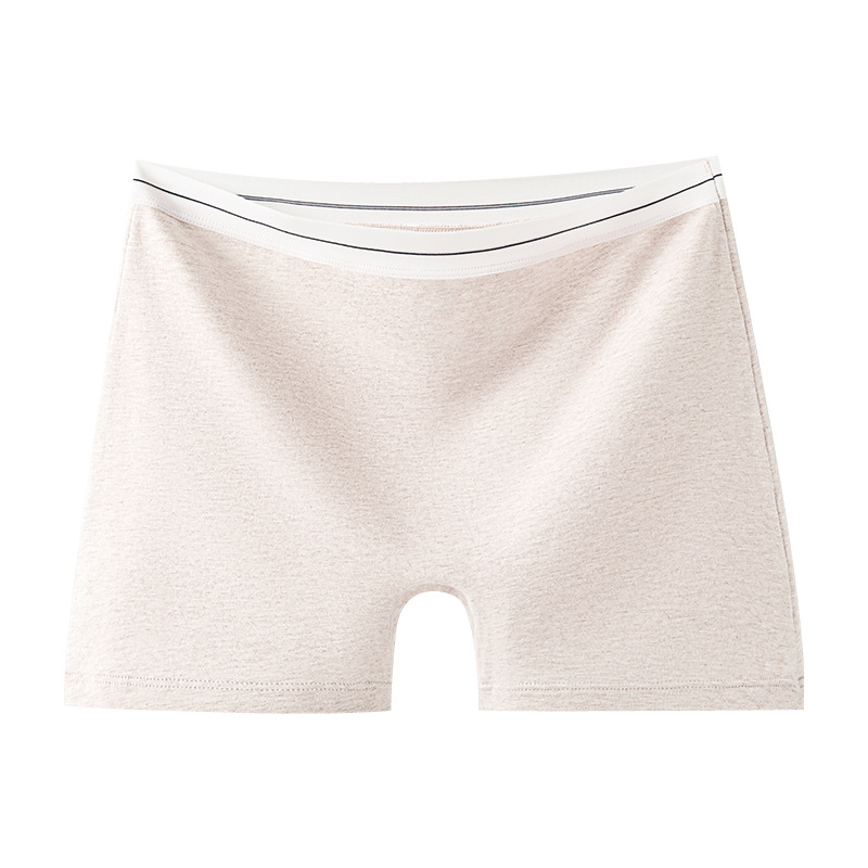 Calzoncillos de algodón bóxer de cintura alta de algodón de color Calzoncillos deportivos de entrepierna antibacterianos de grado 10A