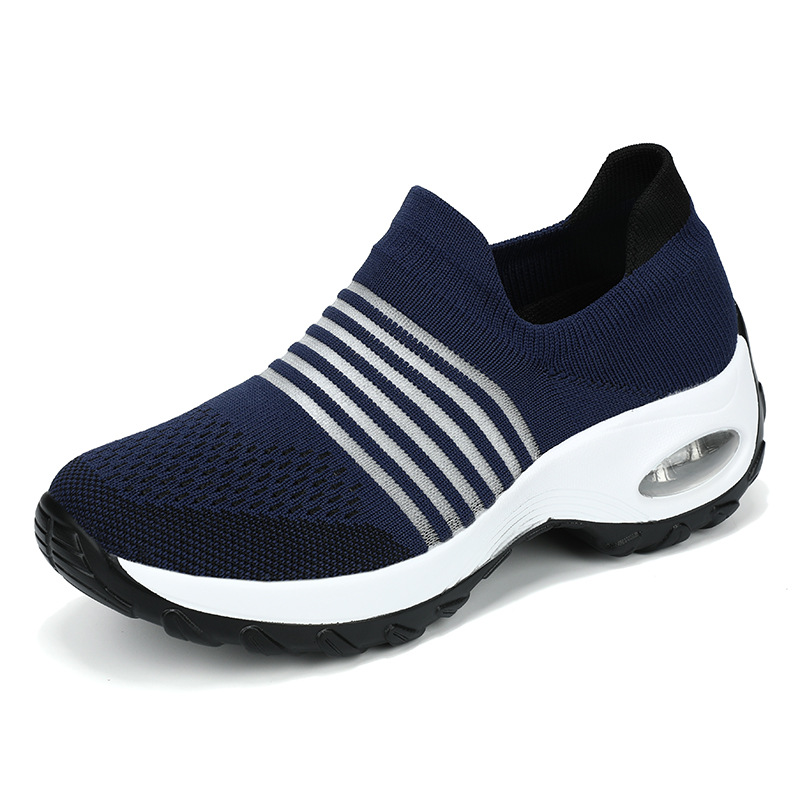 Casual sneakers för damer med luftdämpning och ventilerande mesh_voghion.com