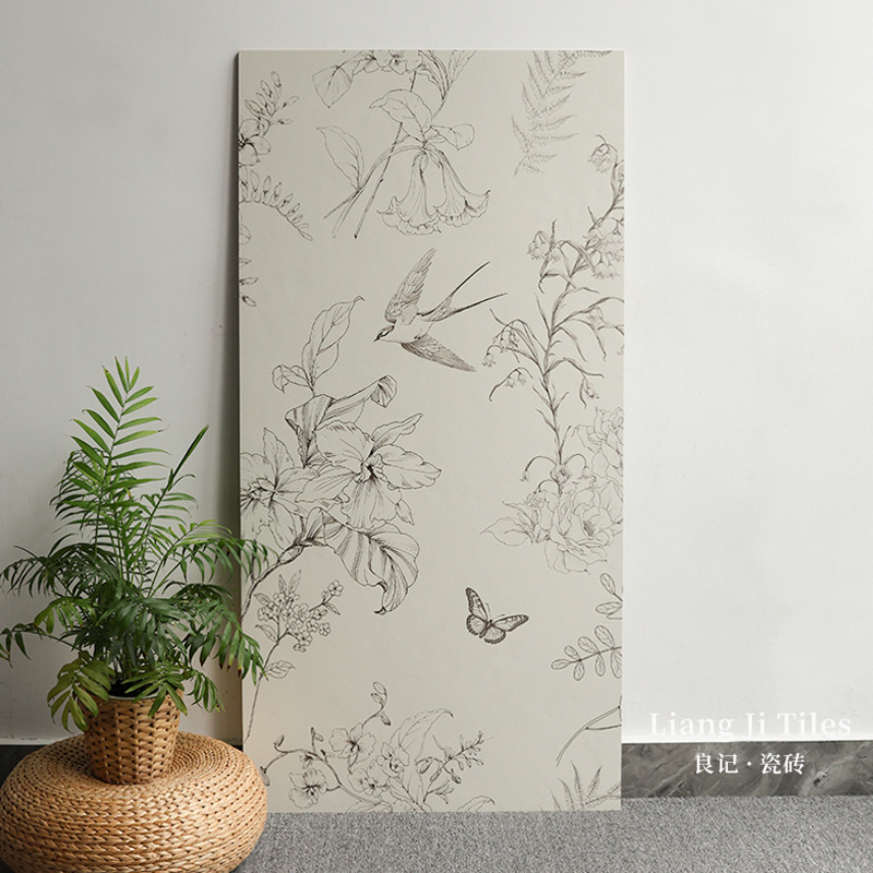 正品燕子砖600x1200法式复古卫生间瓷砖浴室民宿厨房餐厅背景墙砖