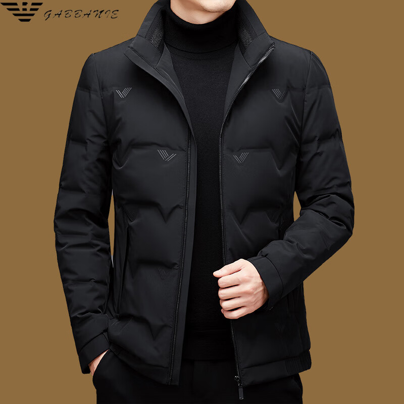 Ax Armani New Winter Men's down Jacket Classy Goose down Warm Stand-Up Collar Jacket Can Be Shipped by Jd Express