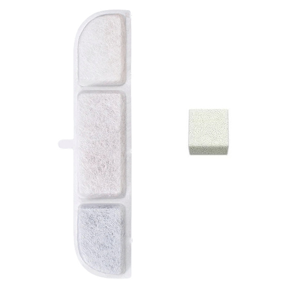 Dispensador de agua para mascotas elemento de filtro dispensador de agua de gato filtro de algodón gato y perro inalámbrico bucle automático desenchufado alimentador de agua filtro