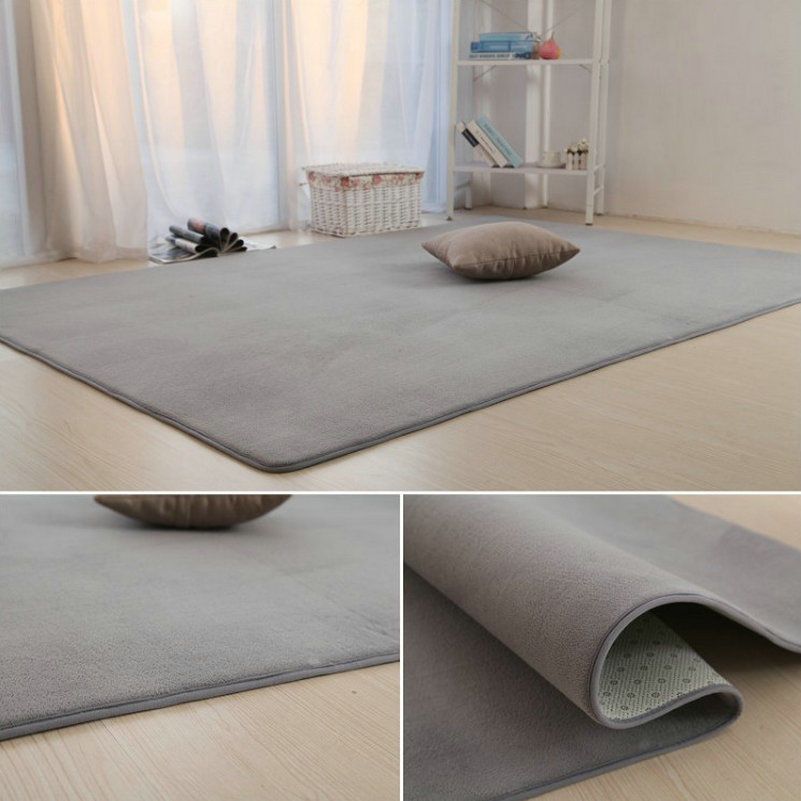 Carpet Bedroom Short Pile Simple Balcony Tatami Bedside Cloakroom Baby Crawling Floor Mat Can Cover a Large Area