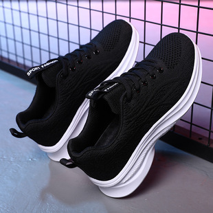 Quanzhou Manufacturer Feiwei Casual Sports Shoes for Women 2025 New Spring and Autumn Mesh Shoes Breathable Versatile Lightweight Running Shoes