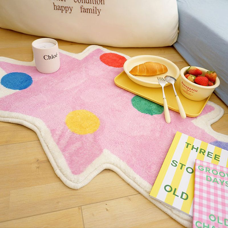 Estera de la serie ins dopamina para el hogar linda alfombra de ventana flotante de forma especial sala de estar sofá mesa de centro frente al espejo alfombra pequeña