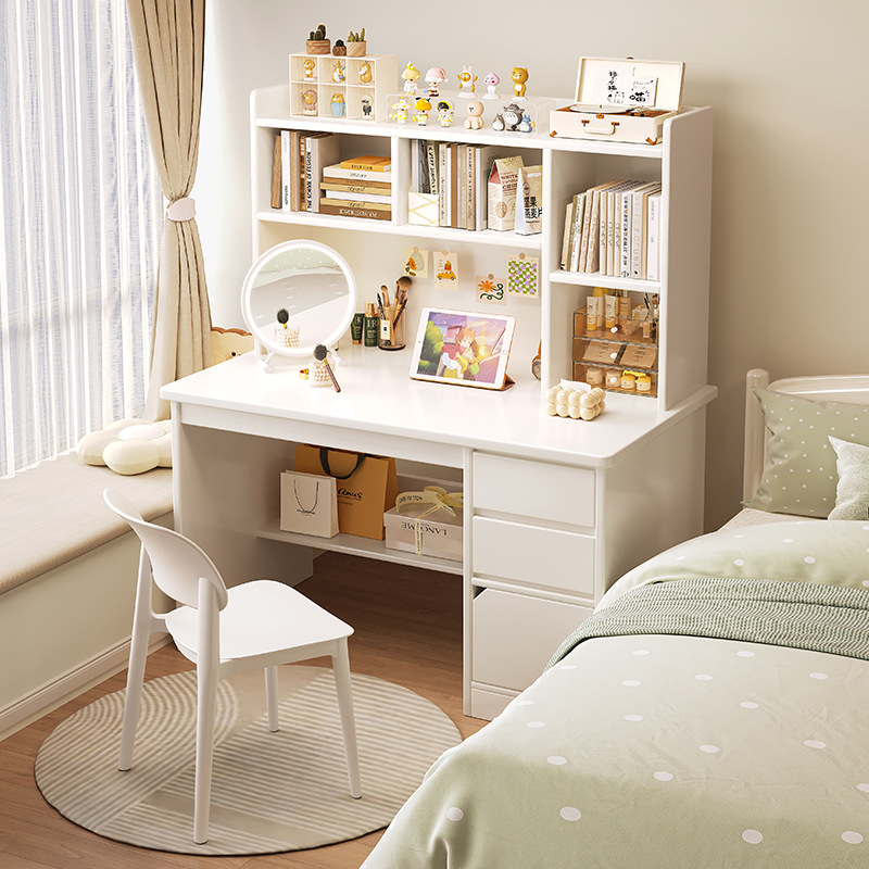 2 - en - 1 escritorio mesa de maquillaje escritorio de computadora梳妆台 dormitorio moderno y simple 2024 nuevo almacenamiento