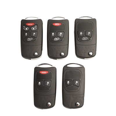 Suitable for Dodge Jeep Chrysler 2/3/4 key car modification folding remote control key replacement shell