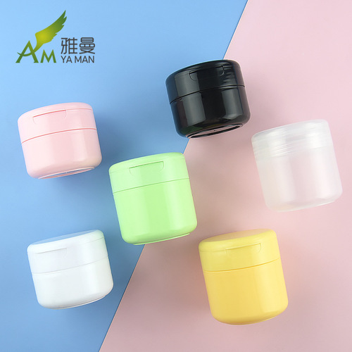 100g 150g tooth powder box wide mouth bottle night cream hand cream bottle PP powder box flip top cream lotion bottle