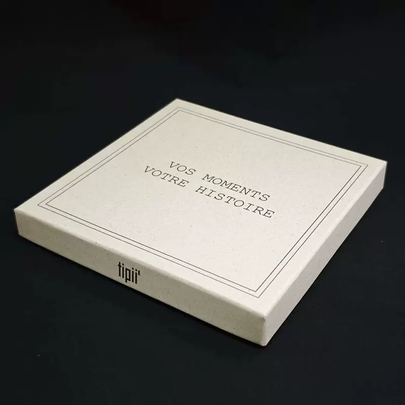 源头厂家可定制特种纸纸盒LOGO烫金UV丝印正方形天地盖包装硬纸盒