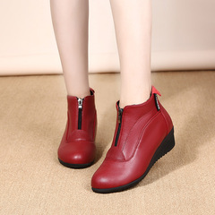 Cross-border new square dance women's shoes with medium-high heel, soft bottom, breathable, for mothers and middle-aged women, women's dance exercise shoes