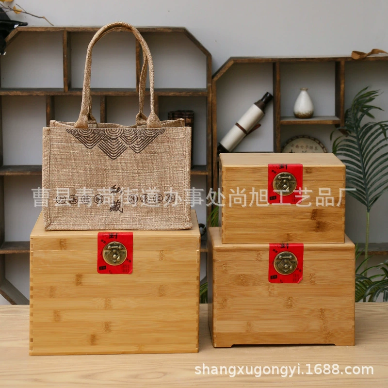 Бамбук и деревянная коробка чая упаковывая коробка подарка твердой древесины рассыпной чай деревянная коробка 500 г до 1000 г бамбук упаковывая деревянная коробка в наличии