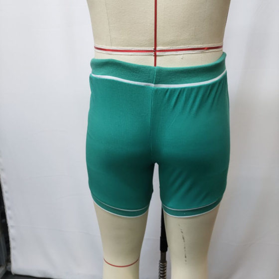 Cross-border European and American Code Independent Station Amazon Hot Summer Men's Casual Green Shorts 3-point Shorts Sports Shorts