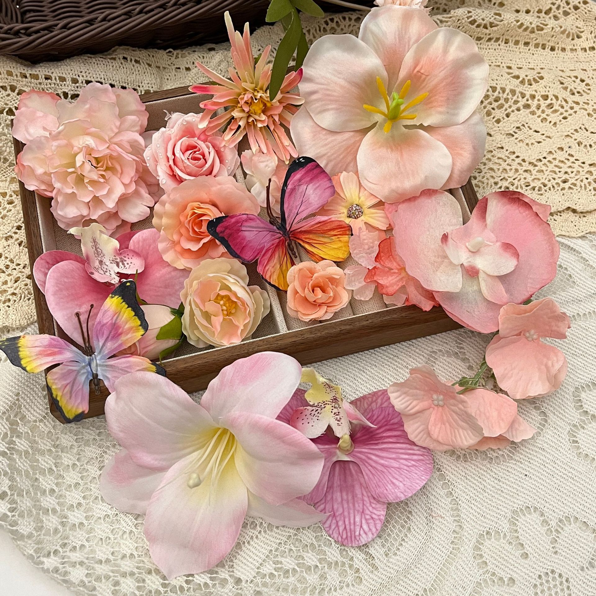 All Seasons Season Cute Flower Butterfly Cloth Jewelry Accessories 1 Piece