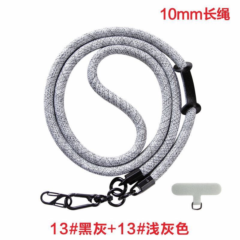 携帯電話のストラップの斜め掛けの10mmの首掛けの太い編みの携帯電話のストラップの多機能の斜め掛けのストラップのポリエステルの携帯電話のストラップ|undefined
