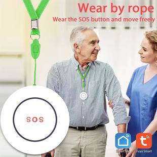 Cross-Border Graffiti Wifi Emergency Button for Single-Person Elderly Home Wireless Sos One-Button Alarm