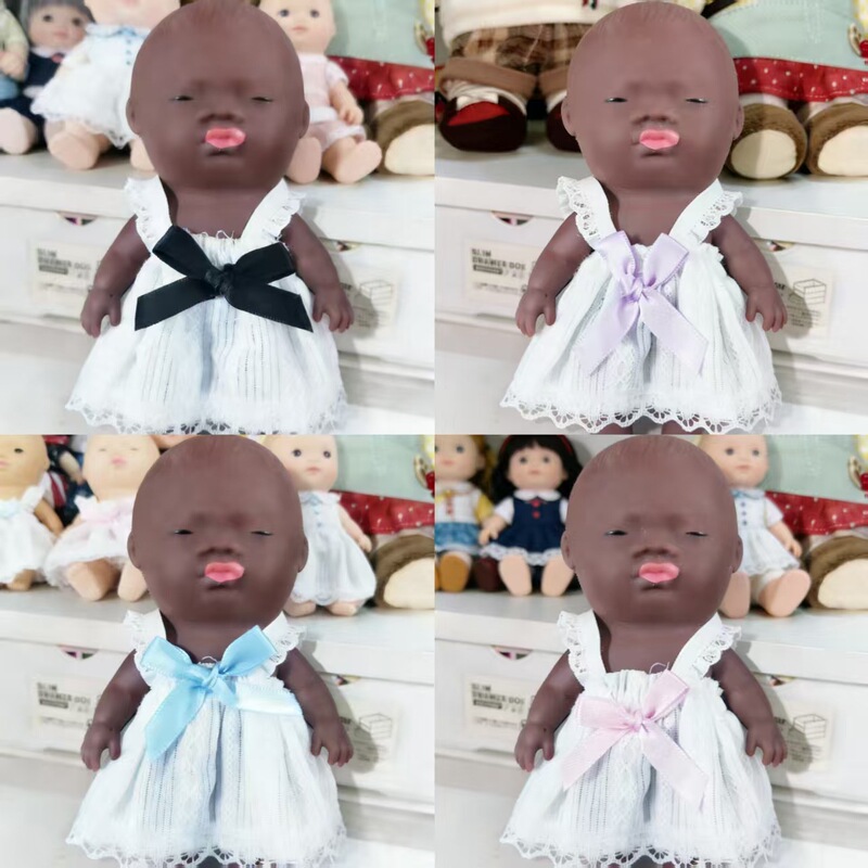 Natasha Mini Dress Tiktok Hot-Selling Black Clothing Popular Stress-Relief Doll Dress Universal for 10-14cm Dolls Natasha Mini Dress Tiktok Hot-Selling Black Clothing Popular Stress-Relief Doll Dress Universal for 10-14cm Dolls