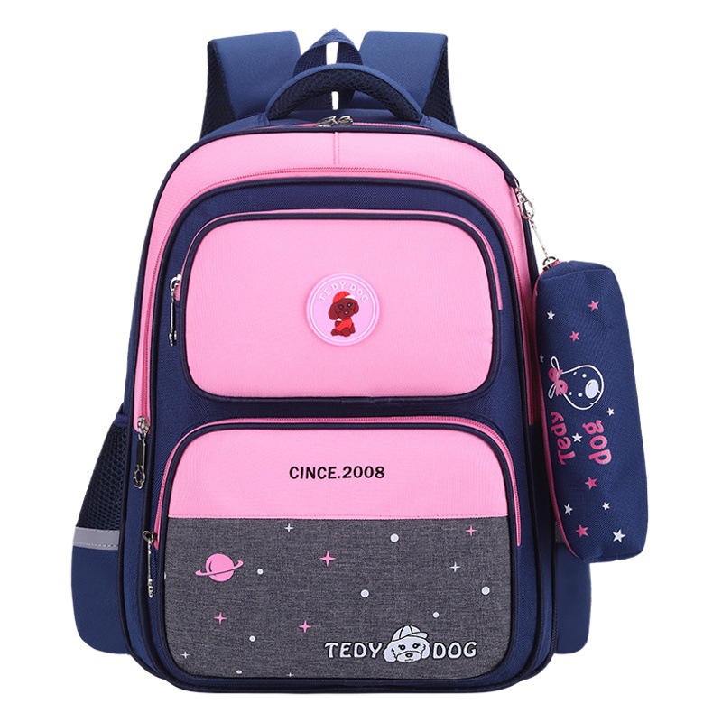 AK conejo británico niños y niñas mochila Grado 1 4-6 estudiantes de primaria impermeable hombres de gran capacidad mochila para niños 3 mujeres