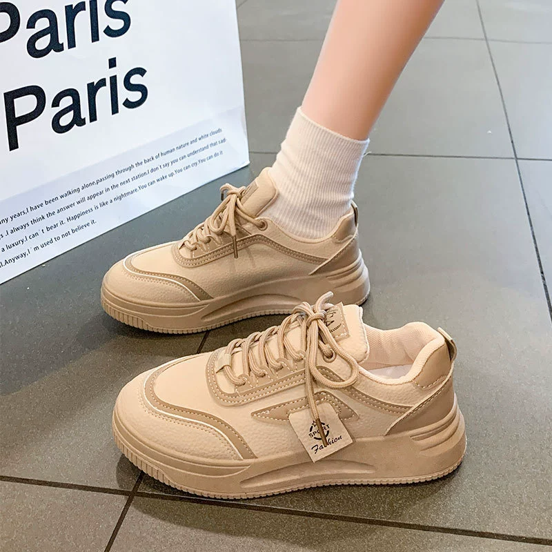 Sneakers, footwear, demi-season universal white shoes, 2025 years, trend of season