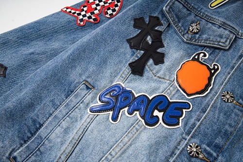 GMABCD Unisex Cross-Detail Denim Jacket – Relaxed Graphic Streetwear Outerwear - detail 17