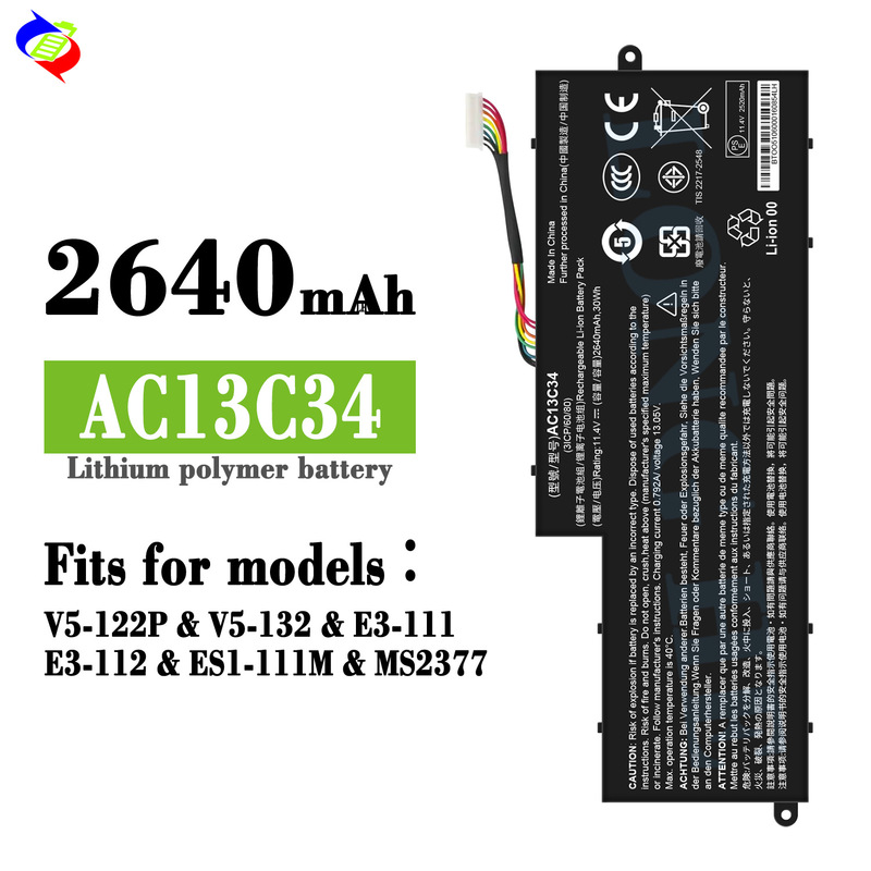 For Acer Ac13C34 Notebook Battery V5-122P/V5-132/E3-111/E3-112 Wholesale