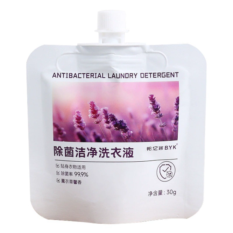 Bangyike Лаванда 30 мл маленькая сумка мешок стиральный порошок одноразовый портативный дорожный отель B & B специальная оптовая продажа