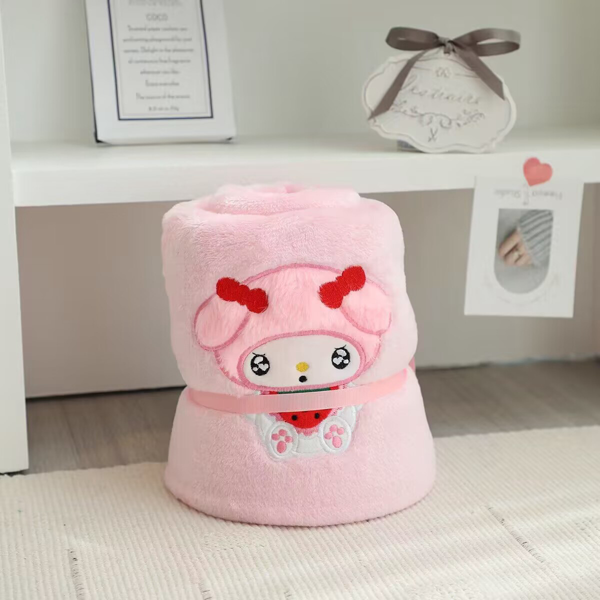 Caricatura de dibujos animados para perros, mantas de almuerzo, mantas de oficina, mantas de aire acondicionado, mantas de mano, sofá, mantas pequeñas