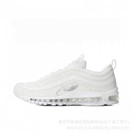 跨境Air MAX 97全掌气垫跑步鞋复古纯白子弹头男女同款运动休闲鞋
